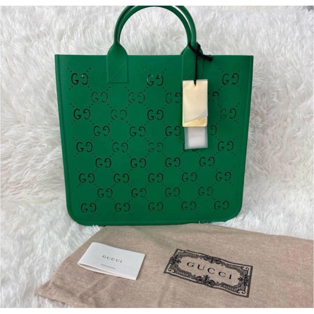 Gucci Green Tote Bag